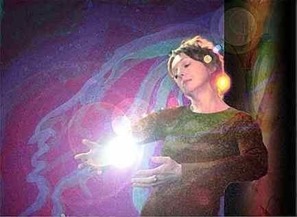 Camille with Light